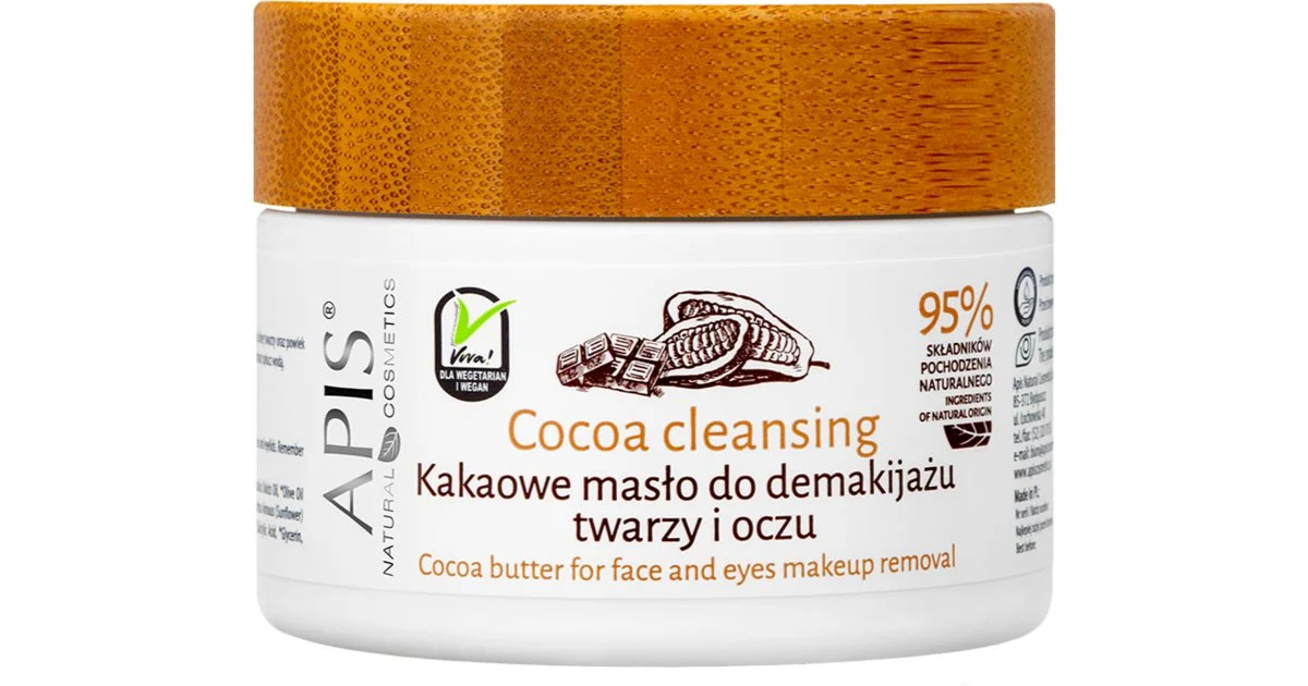 Apis Natural Cosmetics Cocoa emulsione detergente struccante con burro di cacao 40 g