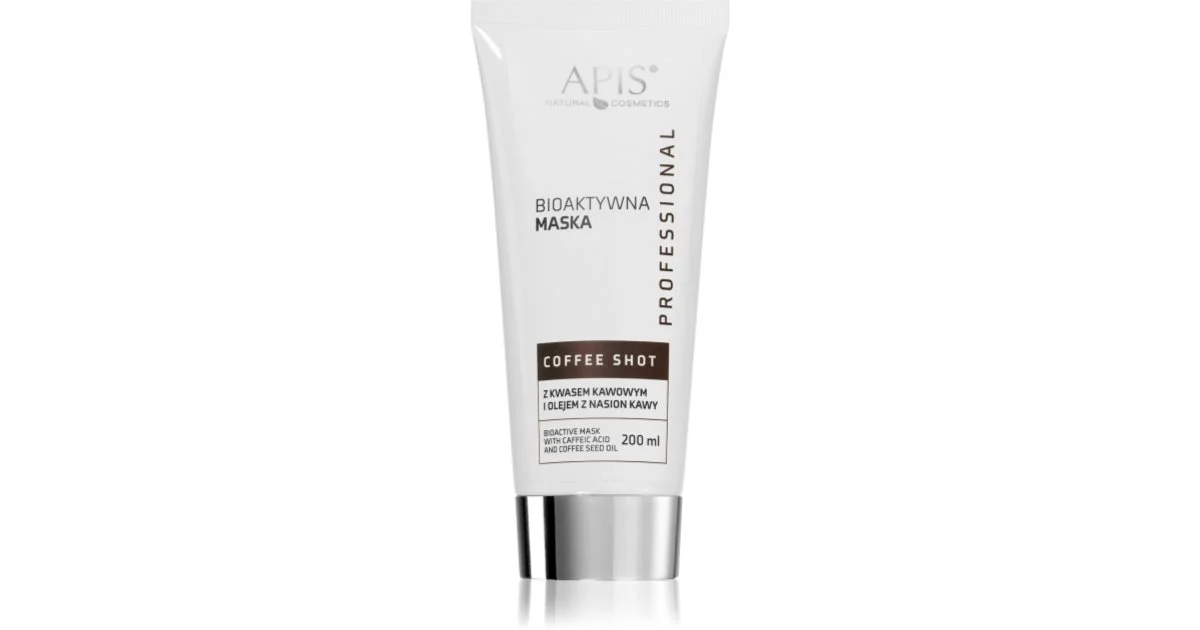 Apis Natural Cosmetics Coffee Shot Maschera Rassodante Antirughe con estratti di caffè 200 ml