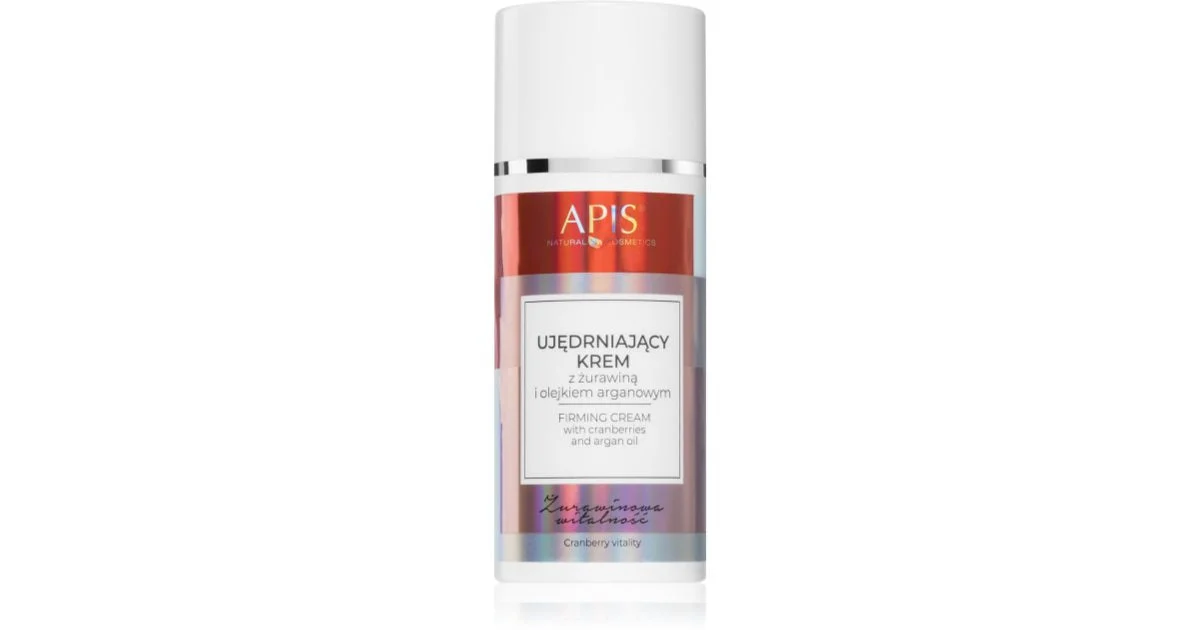Apis Natural Cosmetics Cranberry Vitality crema rassodante viso per viso, collo e décolleté 100 ml