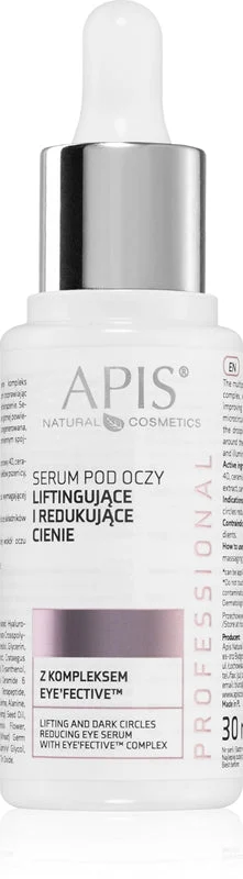 Apis Natural Cosmetics Eyefective™ siero liftante occhi contro gonfiori e occhiaie 30 ml