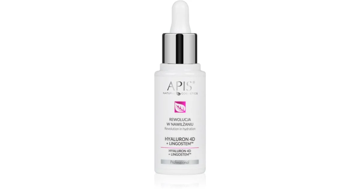 Apis Natural Cosmetics Hyaluron 4D + Lingostem emulsione idratante 30 ml