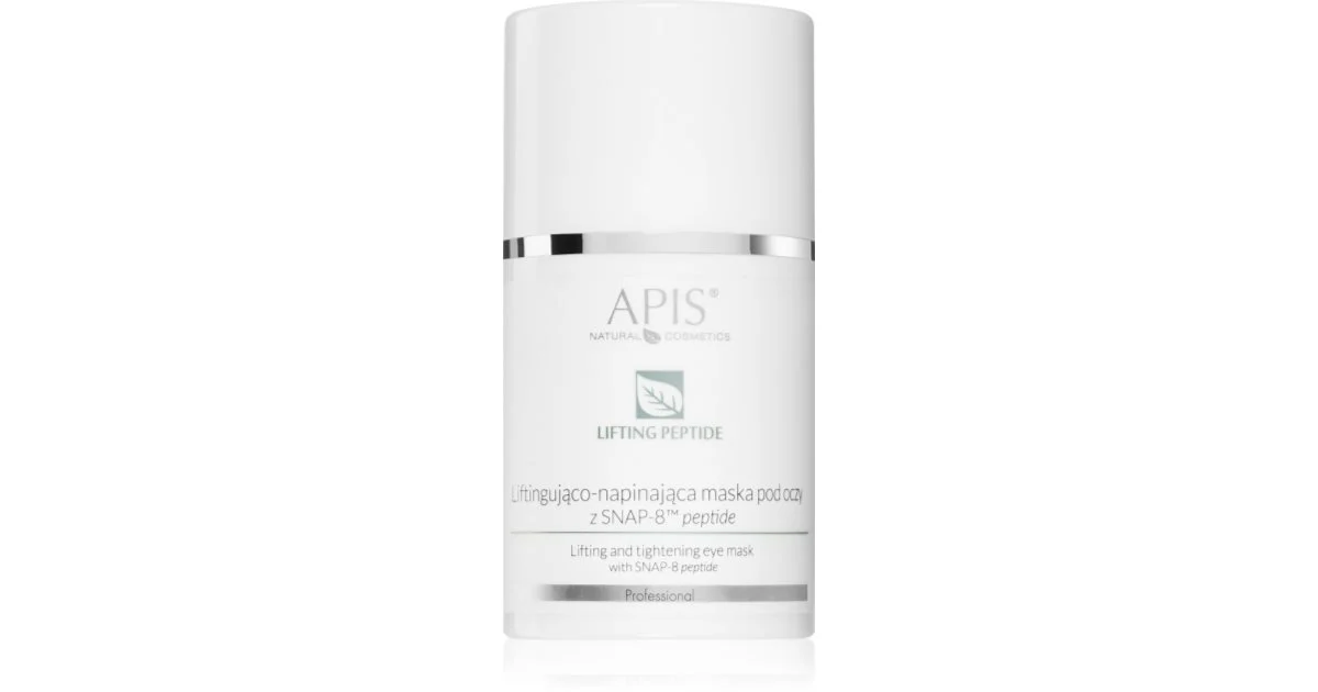 Apis Natural Cosmetics Lifting Peptide SNAP-8™ maschera occhi lisciante con peptidi 50 ml