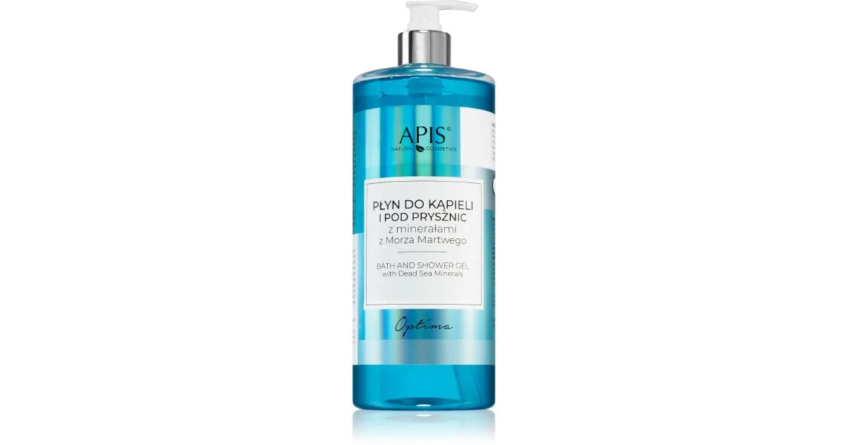 Apis Natural Cosmetics Optima gel bagno e doccia con minerali del Mar Morto 1000 ml