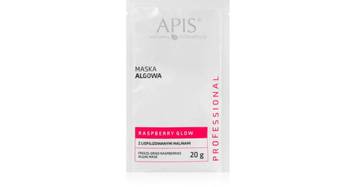 Apis Natural Cosmetics Lampone maschera illuminante viso 20 g