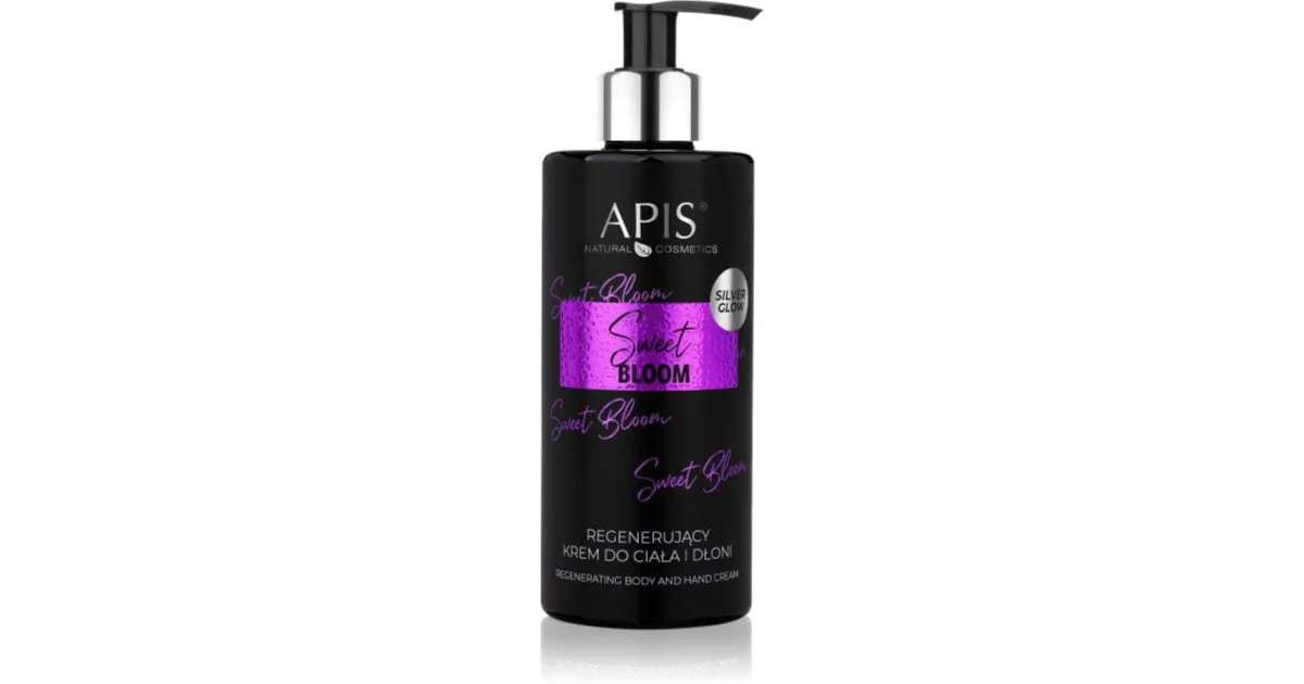 Apis Natural Cosmetics Sweet Bloom crema rigenerante per mani e corpo 300 ml