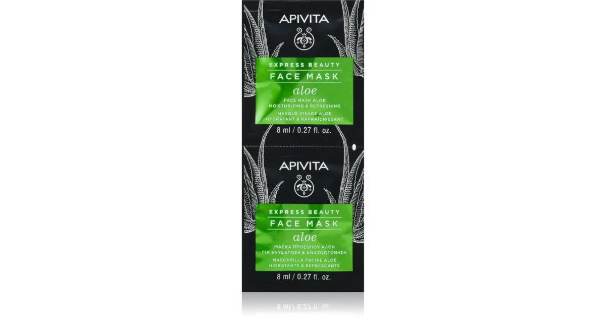 Apivita Maschera idratante rinfrescante 2x8ml