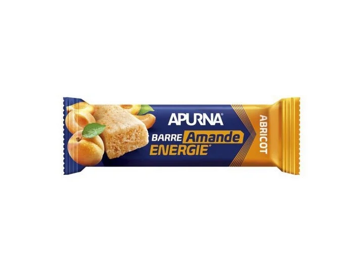 Apurna Barretta di Mandorle Energia Sapore Albicocca 25g