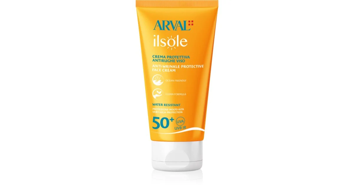 Arval il sole - crema protettiva anti rughe viso 50 ml spf50+