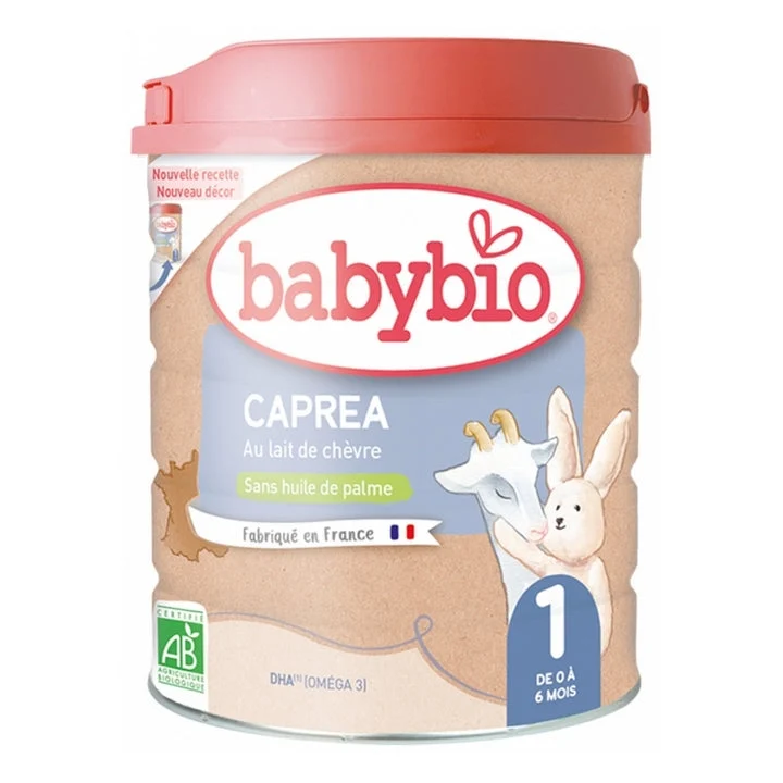 Babybio Latte Infantile - Caprea 1 - Latte di Capra - Da 0 a 6 Mesi - BIO 800G