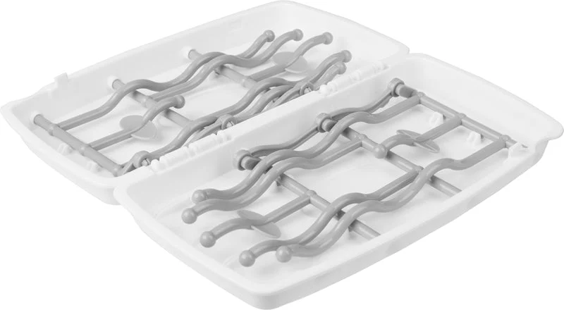 BabyOno Bottle Drying Rack scolapiatti per bottiglie I. bianco