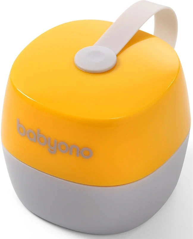 BabyOno Dummy Case porta ciuccio 0m+ giallo 1 pz