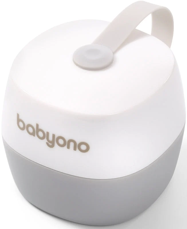 BabyOno Dummy Case porta ciuccio 0m+ bianco 1 pz