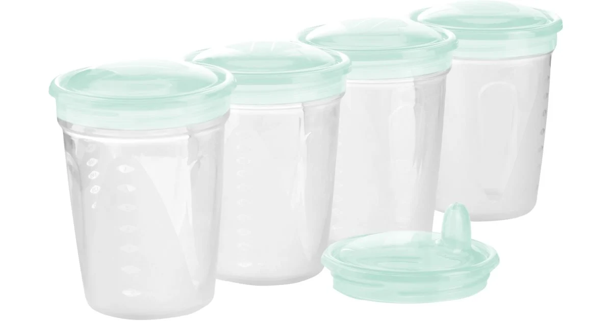 Babyono Get Ready Contenitore Per Alimenti 4X200 Ml