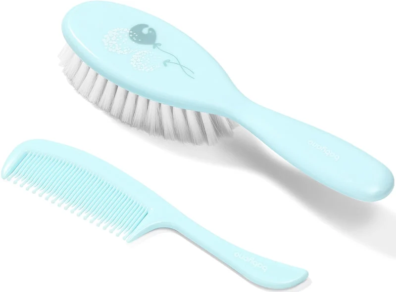 BabyOno Take Care Spazzola e pettine II set per neonati Menta