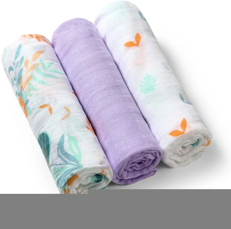BabyOno Take Care Natural Bamboo Diapers pannolini in tessuto viola 3 pezzi