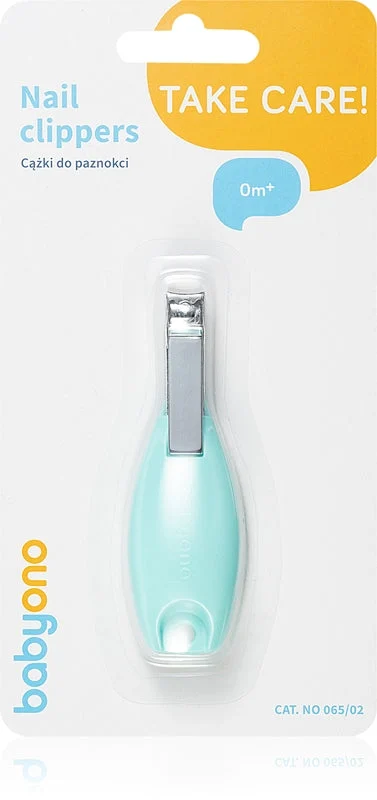 Babyono Take Care Pinzette Per Unghie Per Bambini Blue 1 Pz