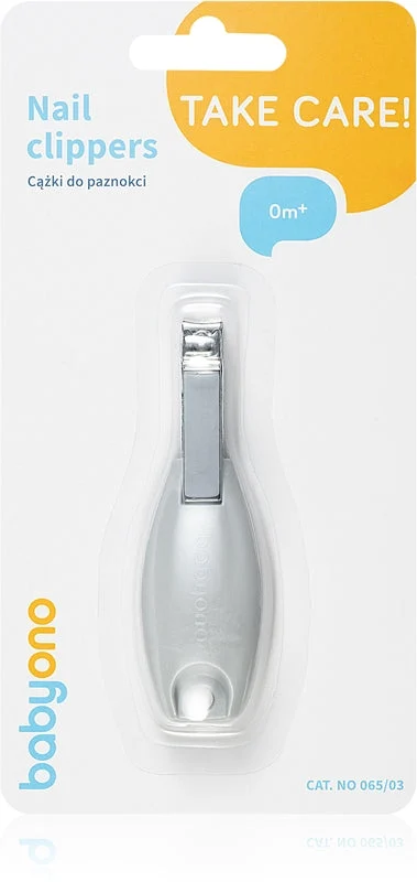 Babyono Take Care Pinzette Per Unghie Per Bambini Grigio 1 Pz