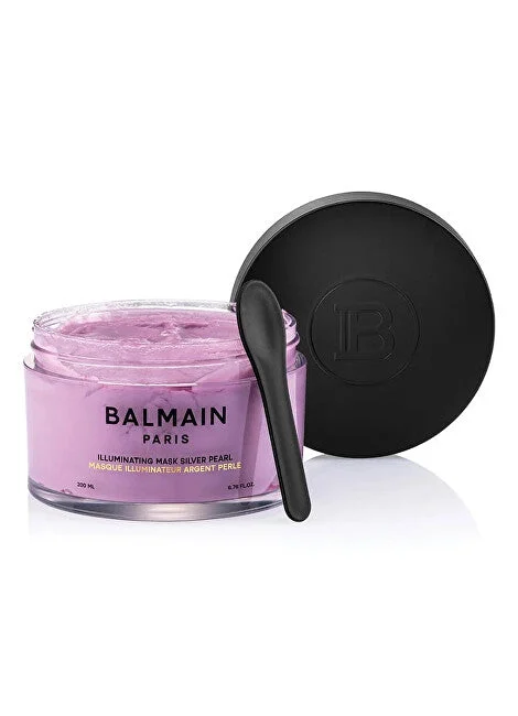 Maschera illuminante per capelli biondi e grigi Silver Pearl (maschera illuminante) 200 ml