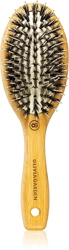 Olivia Garden Bamboo Touch spazzola piatta per capelli e cuoio capelluto S
