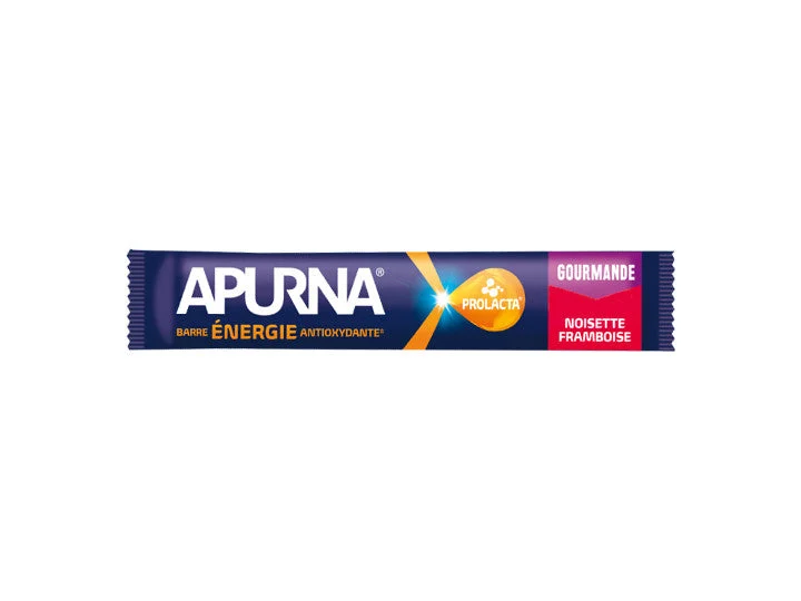 Apurna Durante lo Sport Barretta Cereali Energia Antiossidante Sapore Nocciola Lampone 40g
