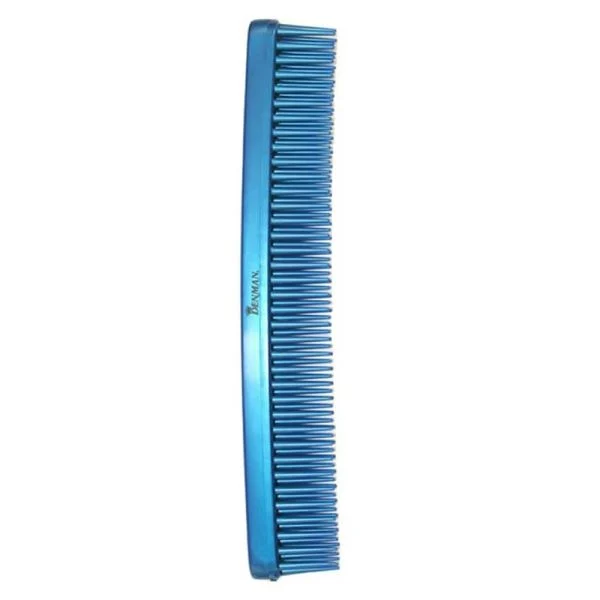 Denman Three Row Comb Blue D12