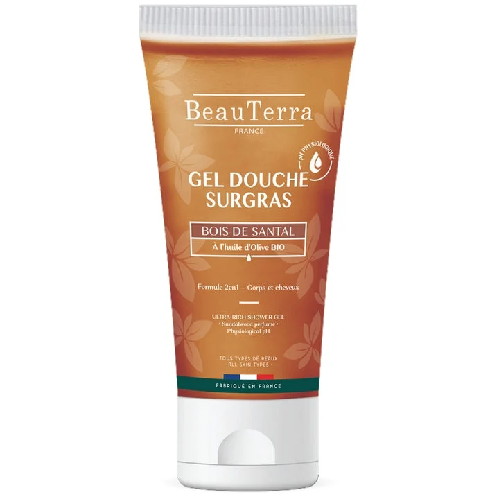 BeauTerra Gel Doccia Surgras - Legno di Sandalo 200 ml