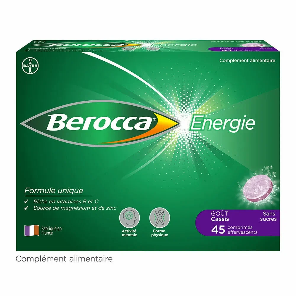 Berocca Energie - Gusto Ribes nero - 45 compresse effervescenti