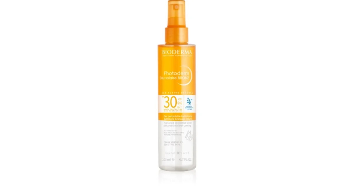 Bioderma Photoderm Bronz Acqua Solare SPF30 Pelle Sensibile 200ml