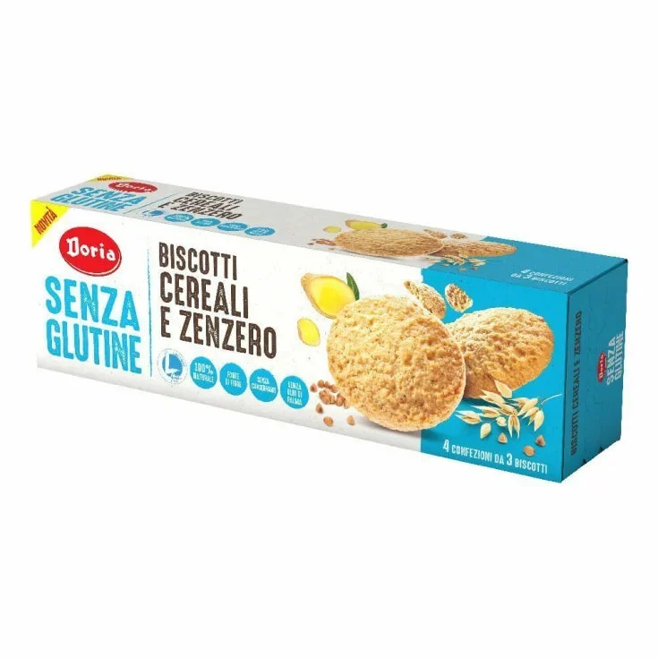Alpipan Biscotti Cereali E Zenzero Doria 4X3 Biscotti