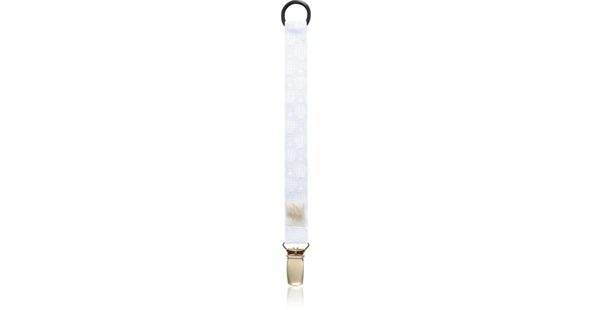 Bjällra Of Sweden Pacifier Clip Fermaglio Per Ciuccio Blue Sky 1 Pz