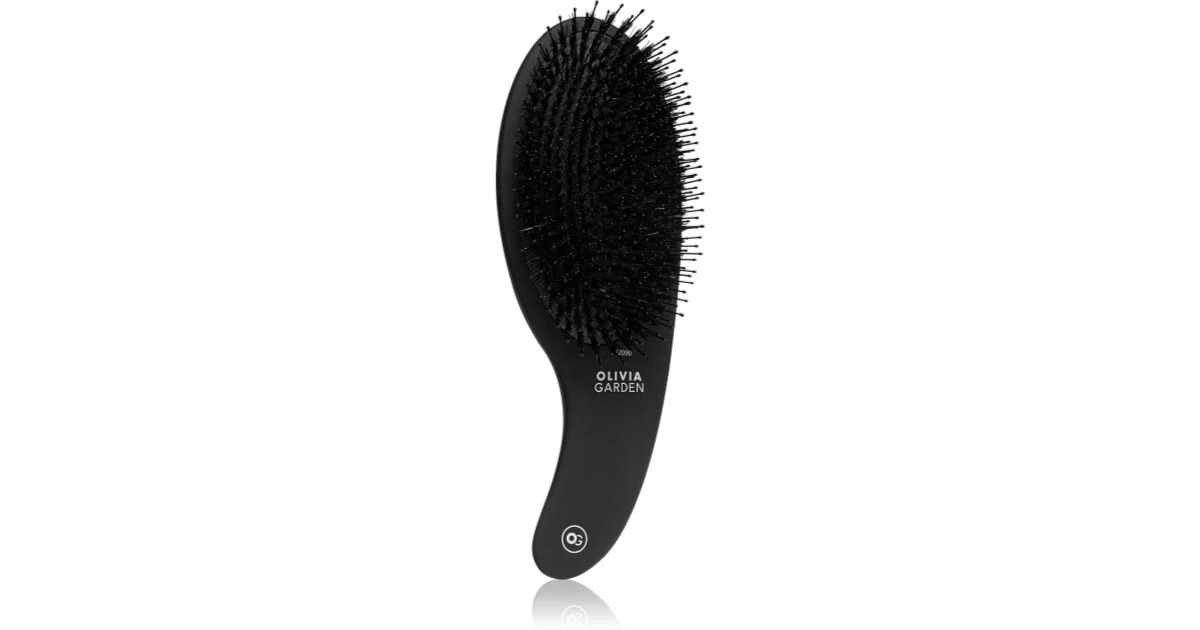 Olivia Garden Black Label Board&Nylon bristles spazzola per capelli con setole di cinghiale