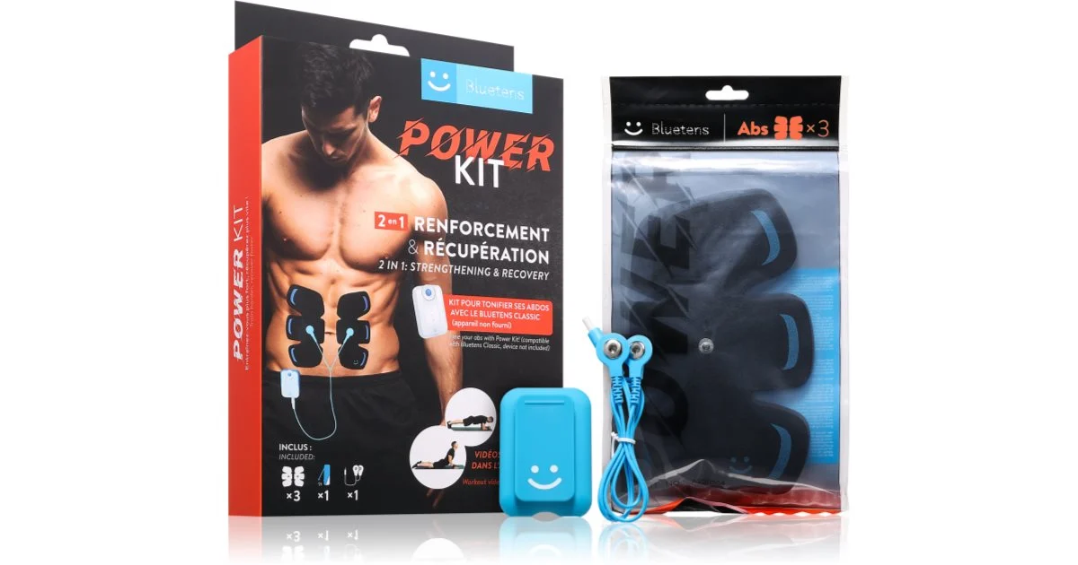 Bluetens Power Kit Elettrodi Per La Pancia Bluetens Duo Sport