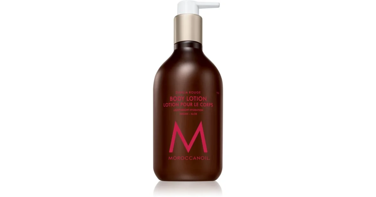 Moroccanoil Body Dahlia Rouge latte nutriente corpo con olio di argan aloe vera e vitamina E 360 ml