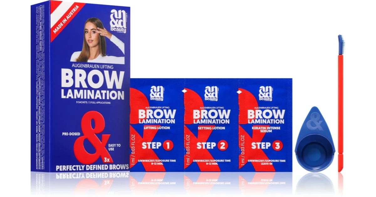 A.N.D. Beauty Brow Lamination Kit Per Sopracciglia