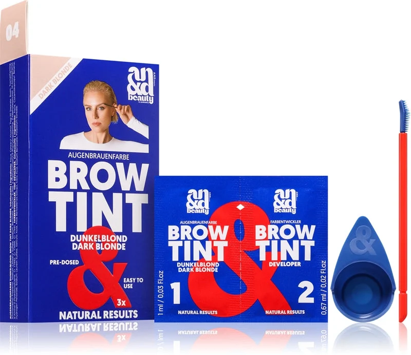 A.N.D. Beauty Brow Tinta Per Sopracciglia Colore Dark Blonde 3× 1,67 Ml