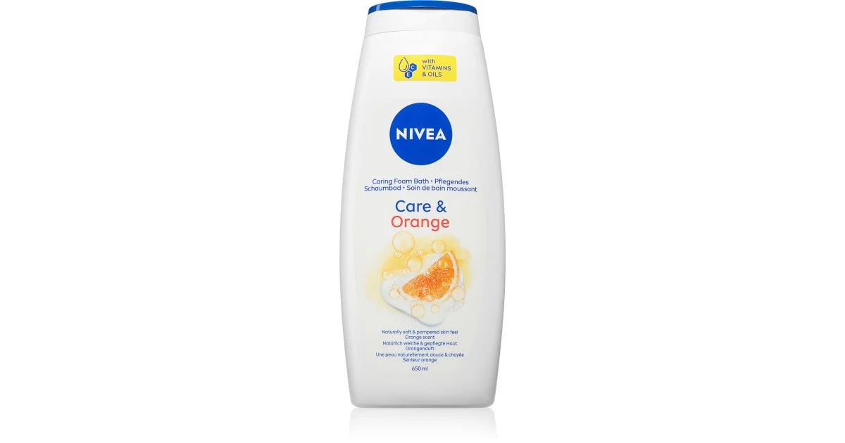 NIVEA Care & Orange gel doccia trattante 650 ml