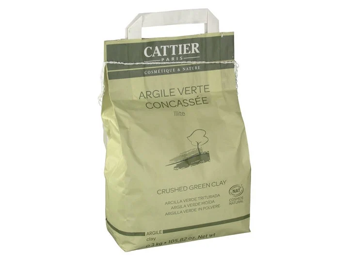 Cattier Argilla Verde Frantumata Illite 3kg