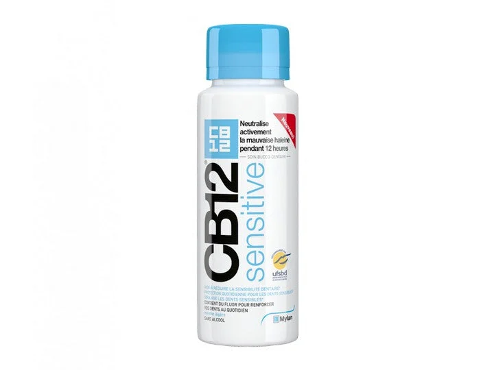 CB12 Sensitive Collutorio Respiro sicuro Gusto Menta Leggera 250ml