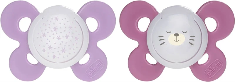 Ciuccio in silicone Chicco Physio Comfort bambina 16-36 M 2u