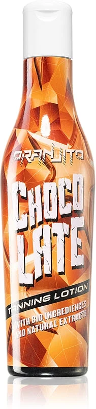 Oranjito Chocolate Bronze latte abbronzante per solarium con biocomponente e acceleratore dell'abbronzatura 200 ml