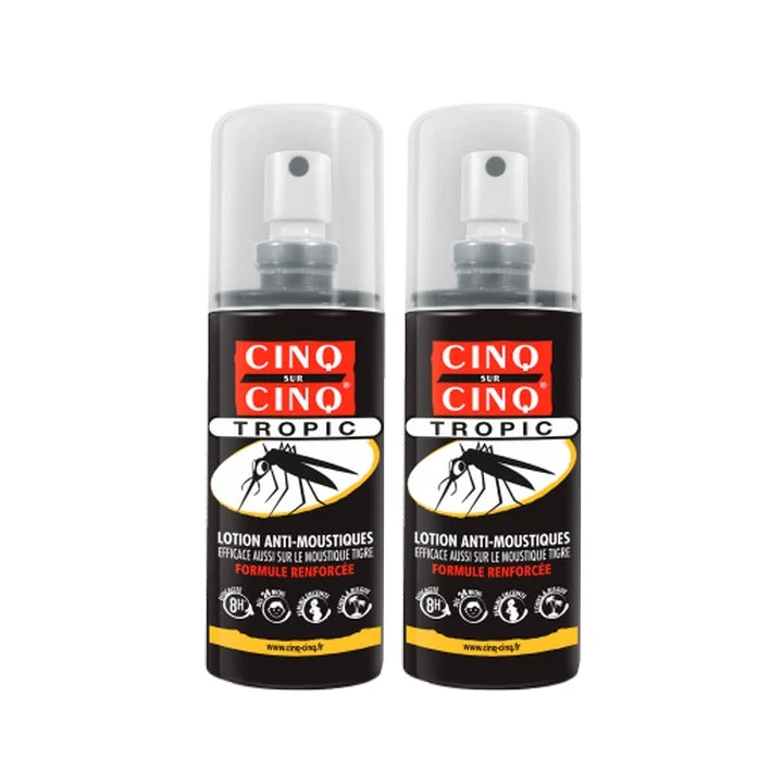 Cinq sur cinq Tropic Lozione Antizanzare Spray 2x75ml