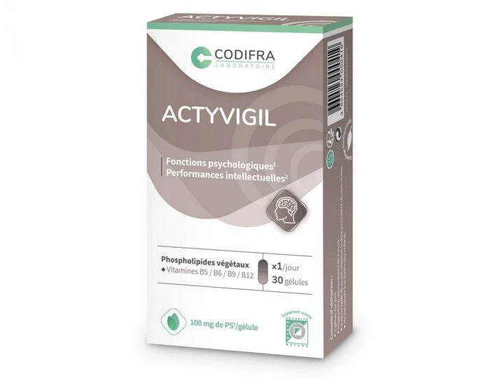 Codifra Actyvigil Funzioni Psicologiche & Prestazioni Intellettuali 30 capsule
