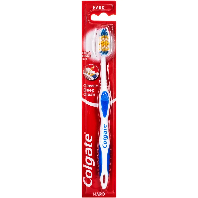 Colgate Classic Deep Clean Hard -spazzolino per lavare i denti e la bocca, duro