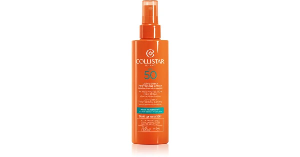 Latte protettivo in spray SPF 50 (Latte Spray Protezione Attiva) 200 ml