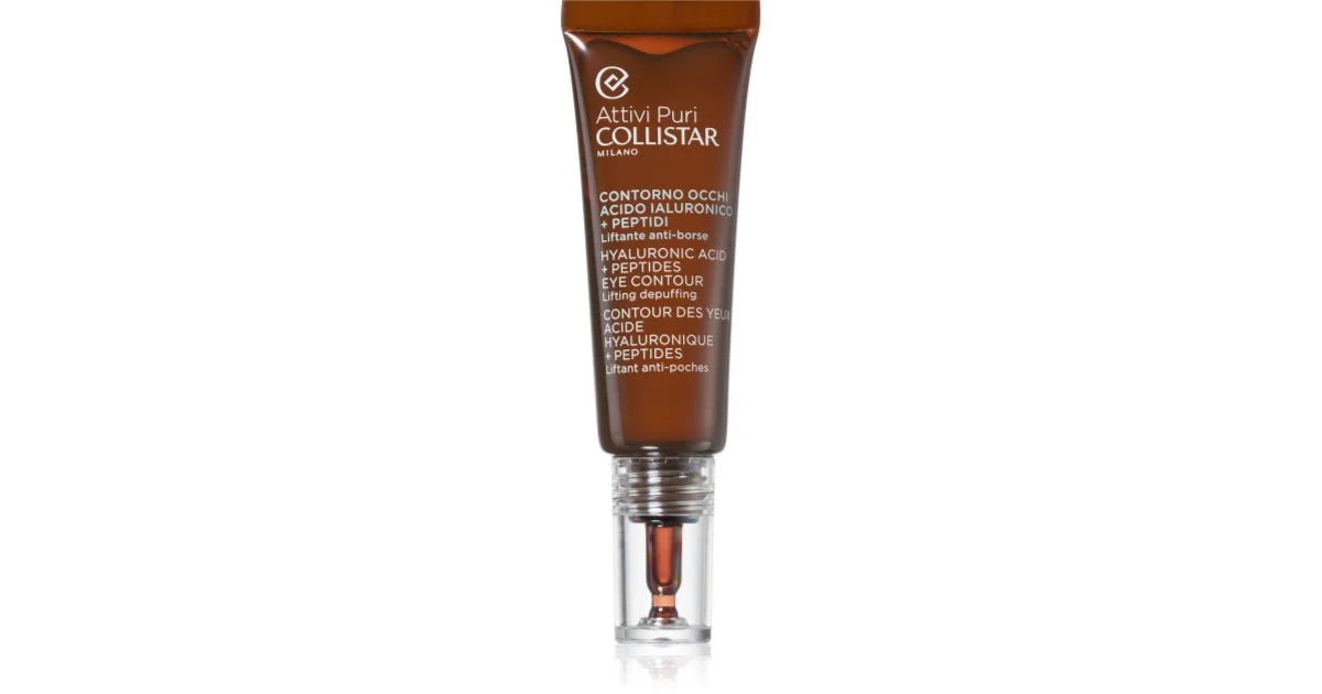 Crema gel occhi Attivi Puri Acido Ialuronico + Peptidi ( Contorno Occhi ) 15 ml