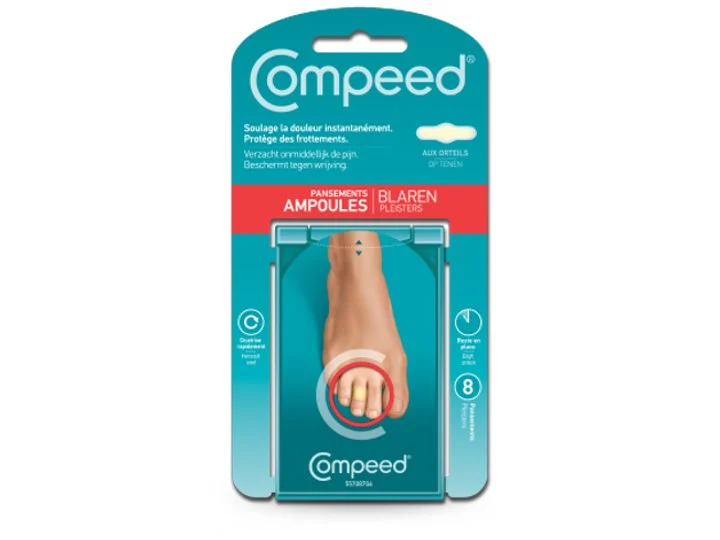 Compeed Medicazioni Dita dei Piedi 8 Bendaggi