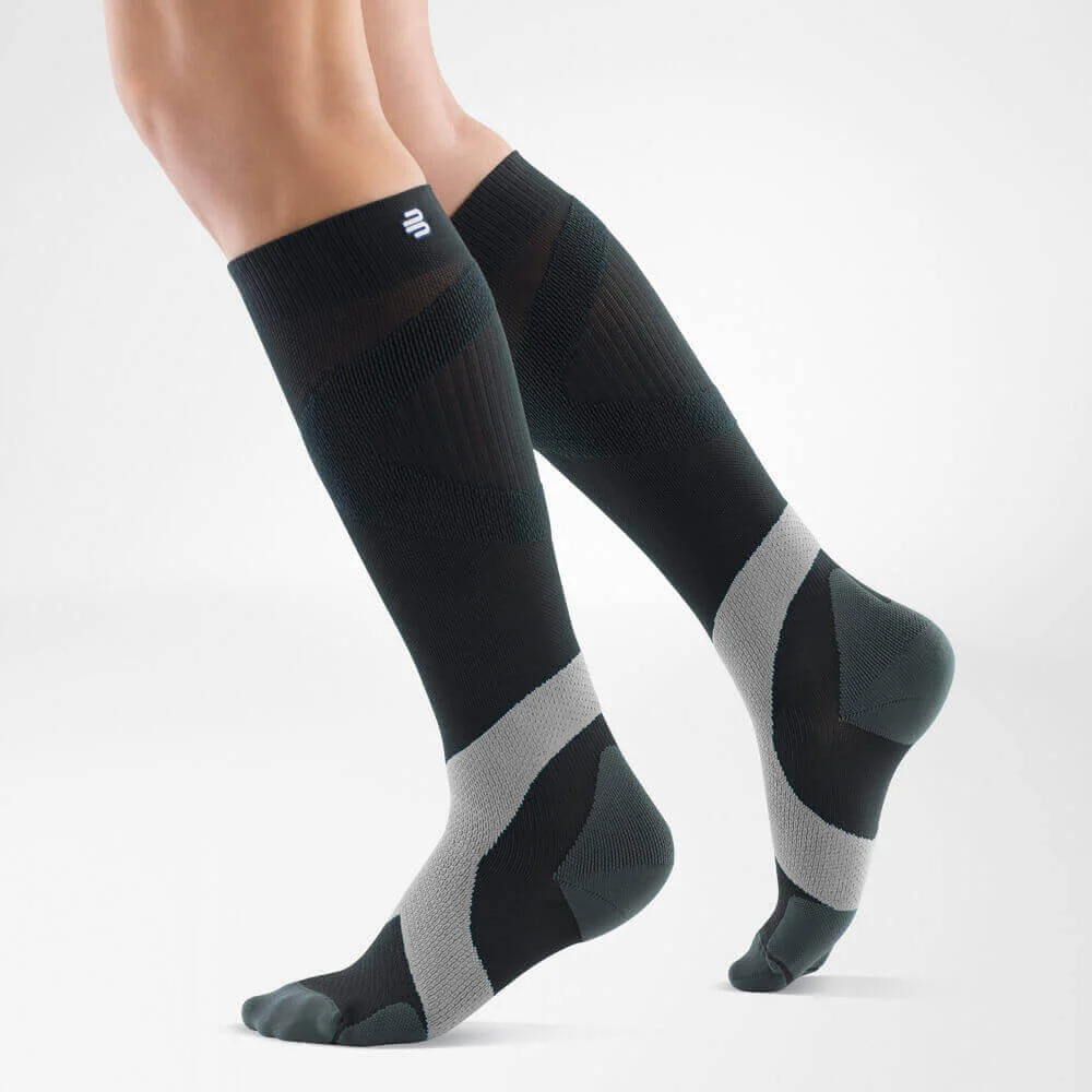 Bauerfeind Training Calzini Sportivi Short 35 40 Antracite Polar M