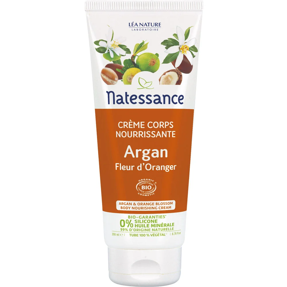 Natessance Argan Crema Corpo Fiori d'Arancio Bio 200ml