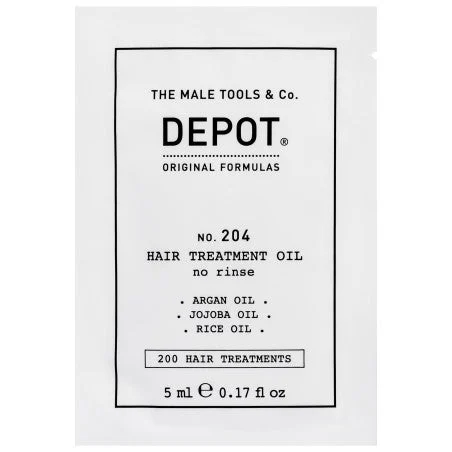 Depot numero 204 Olio per il trattamento dei capelli 5 ml