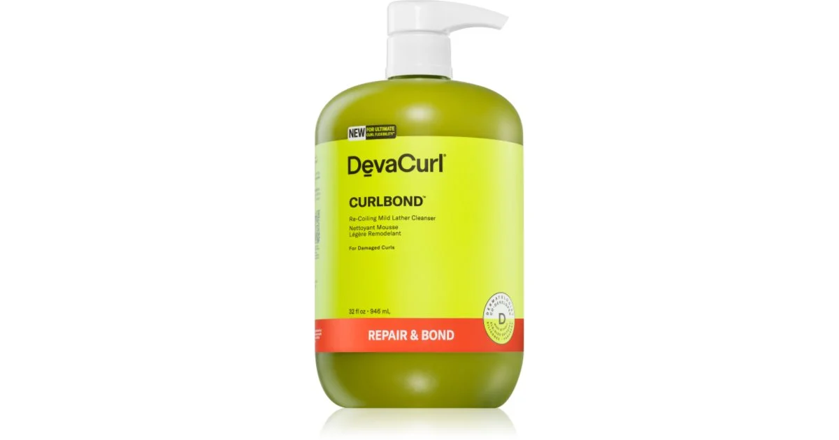 DevaCurl mousse detergente delicata per capelli rovinati 946 ml